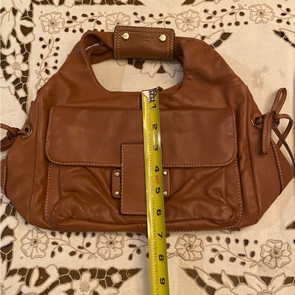 **RARE** VINTAGE KATE SPADE BROWN LEATHER BAG - Picture 7 of 10